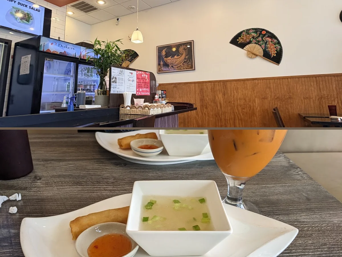 Appetizers and soups served for dine-in.