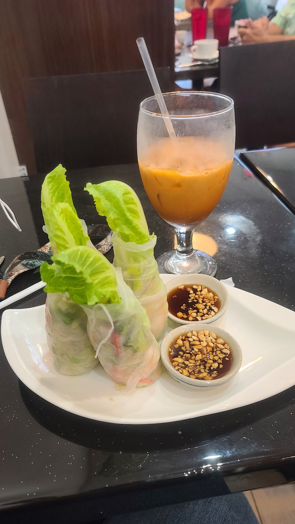 Fresh Basil Spring Roll
